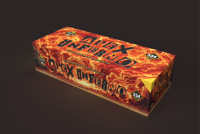 Apex Inferno | 334 Shot Barrage - Diamond Fireworks